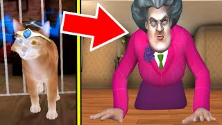 PROFESSORA MALVADA CAIU NA ARMADILHA E FICOU PRESA NA BANHEIRA!! (Scary  Teacher) 