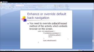 Android Back Button Default Behavior and Customization