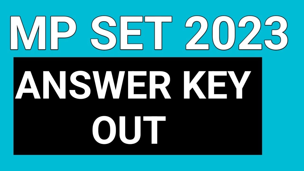 Mpset answer key!! mpset answey 2023 out! mppsc set answer key aa chuki hai!! 