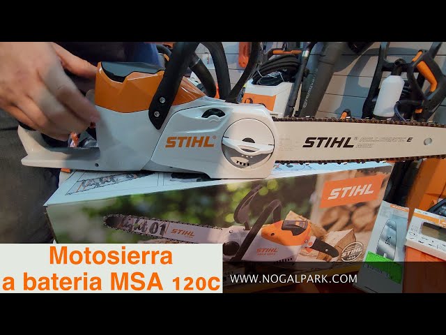 MOTOSIERRA ELECTRICA STIHL MSE 170 C TUTORIAL UNBOXING Y REVIEW CON SISTEMA  COMFORT DE TENSADO FACIL 