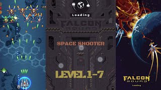 Falcon Squad:Space Shooter #Gameplay Walkthrough Level 1-7 (Android, Ios) screenshot 4