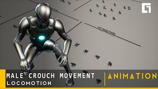 Male Crouch Movement For Unreal Engine