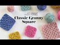 Tutorial | Classic Granny Square (Left Handed)