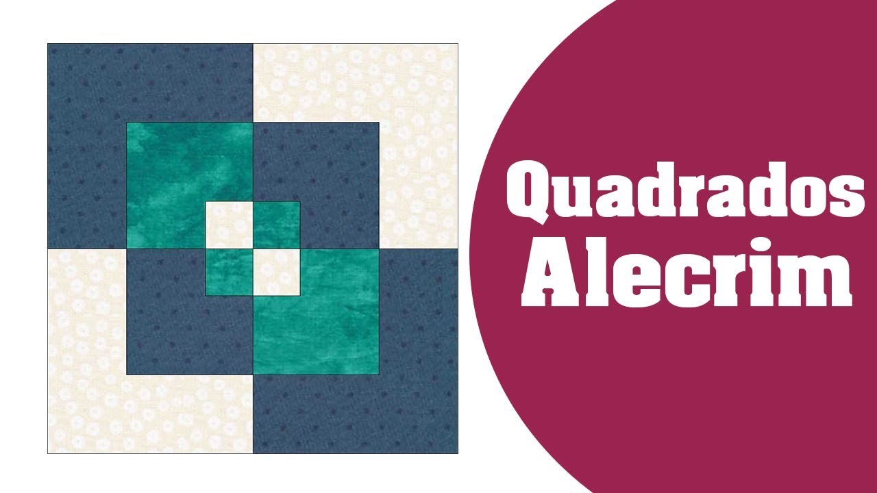 Como construir o Bloco de Quadrados Alecrim e suas variações | Ana Cosentino
