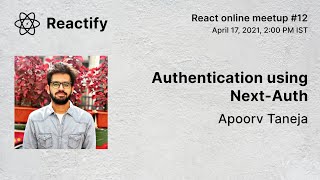 Authentication using Next-Auth by Apoorv Taneja