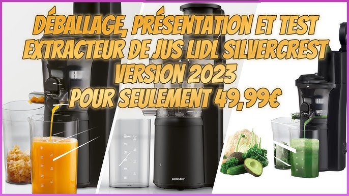 SilverCrest Slow Juicer SSJ 300 A2 UNBOXING (Lidl 300W 60rpm clean) -  YouTube