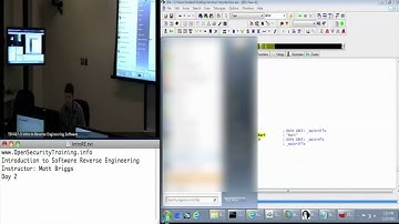 Day 2 Part 4: Introduction to Reverse Engineering Software