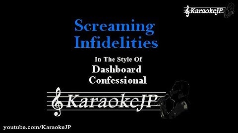 Screaming Infidelities Karaoke version - Karaoke performance video thumbnail