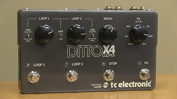 TC Electronic Ditto Looper X4 Looper Pedal Demo by Sweetwater