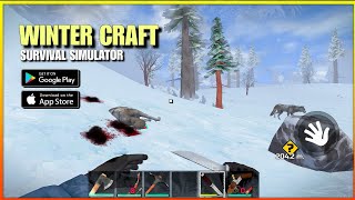 WINTER CRAFT SURVIVAL SIMULATOR Gameplay [Android, iOS] Part 1  screenshot 1
