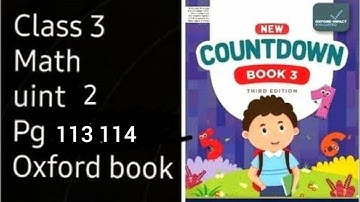 countdown book 3 third edition pg 113 114 unit 2 number operation/class 3 math unit 2 pg 113 114