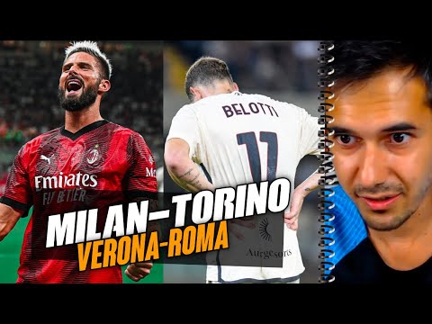 Milan-Torino 4-1 + Verona-Roma 2-1