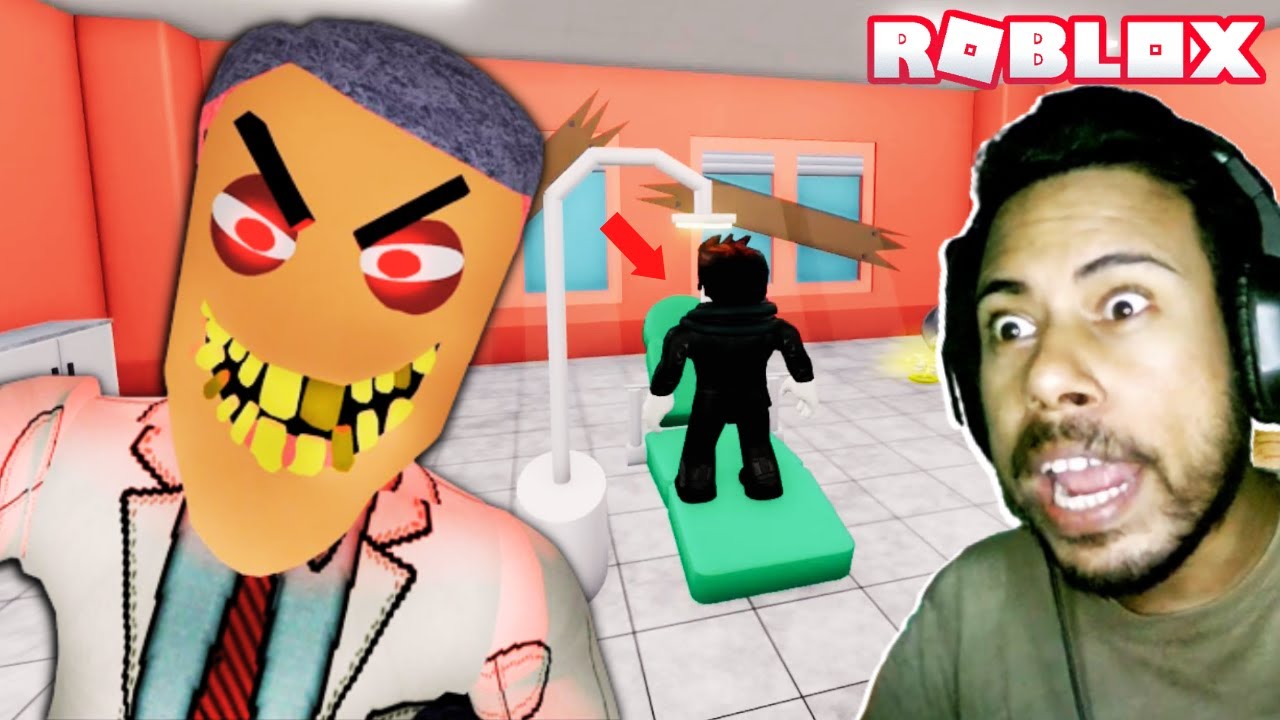 Escape Bob The Dentist Obby Roblox He's Gonna Brush My TEETH