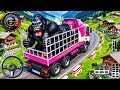 Gorilla Transport Truck on Dangerous Mountain Roads | Animal Truck Simulator Gameplay