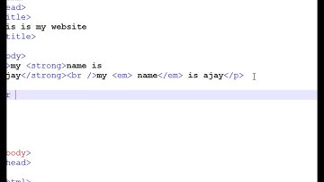 XHTML and CSS Tutorial   5   Bold Italics