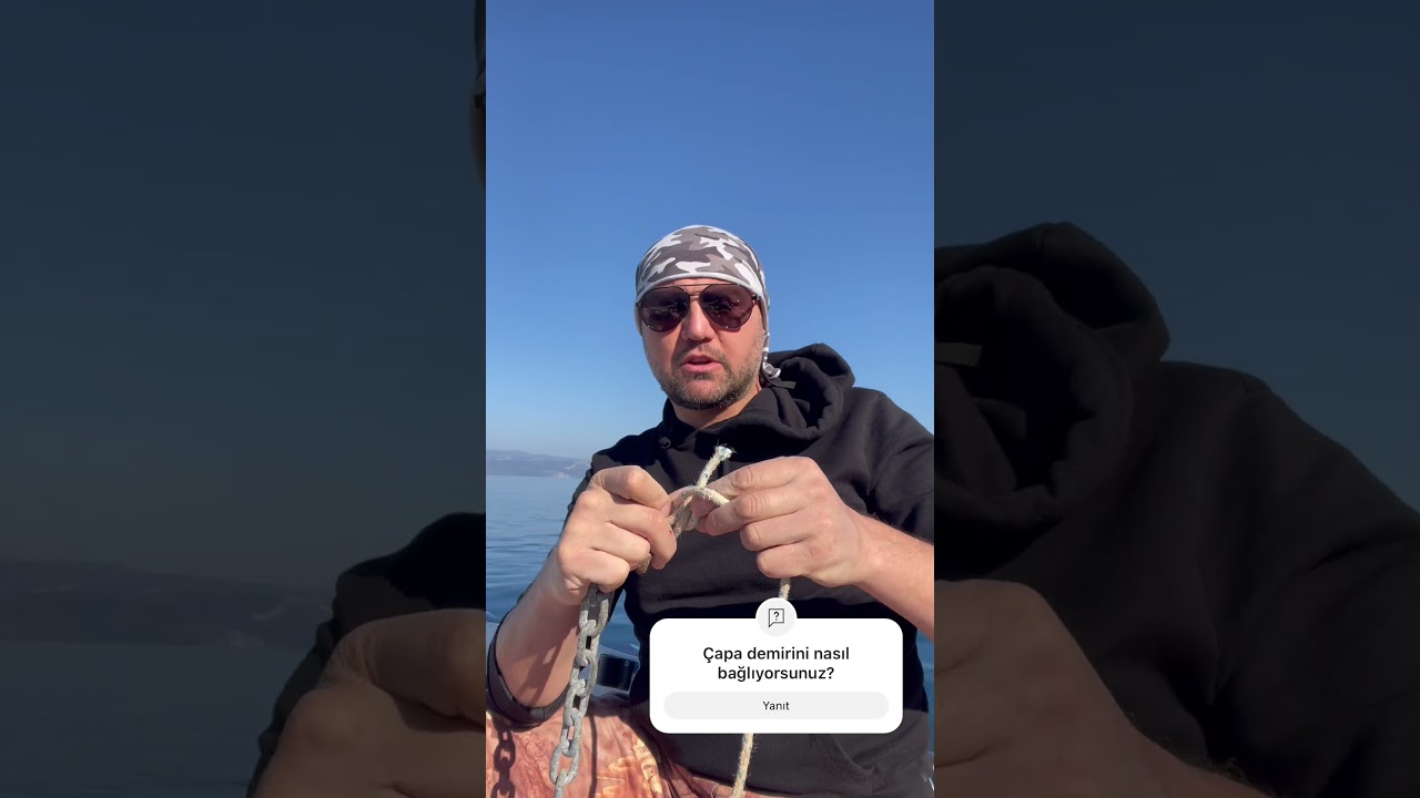 Çıpa ipi nasıl bağlanır?