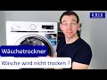 Trockner trocknet nicht - DAS ist der Grund