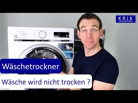 Video: Wer entlüftet den Trockner?