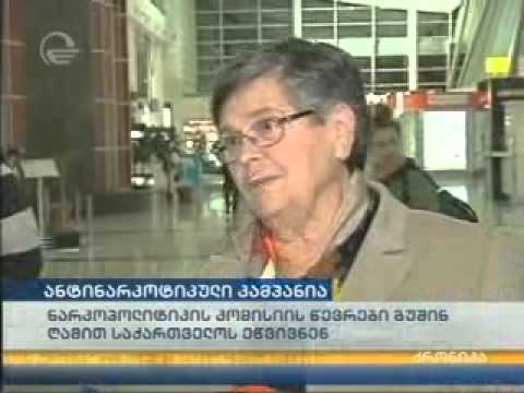 გლობალური კომისიის წევრების დახვედრა აეროპორტში-იმედი