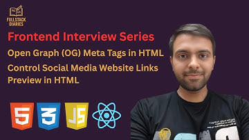 HTML Open Graph Meta Tags | og:title, og:description, og:image, og:url | Social Media Link Previews