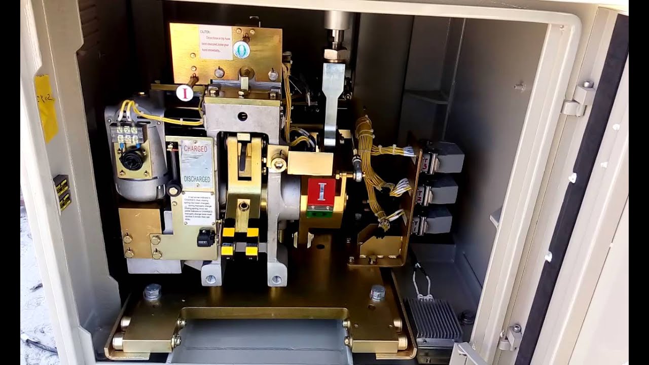 NISSIN Gas Insulated Circuit Breaker Timing Test - YouTube