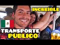 Probando "TODO" el TRANSPORTE PÚBLICO en MÉXICO - Los PESEROS 😅