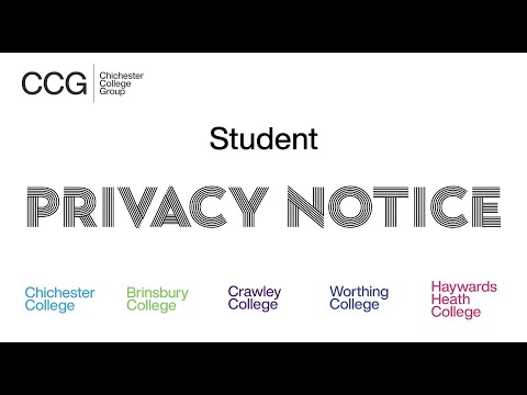 CCG Student Privacy Notice