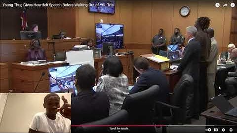 YOUNG THUG IS FREE 💚 | Young Thug Gives Heartfelt Speech Before Walking Out Of YSL TRIAL (REACTION)