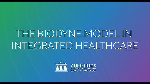 Exploring The Biodyne Model in Integrated Healthcare | Cummings Graduate Institute