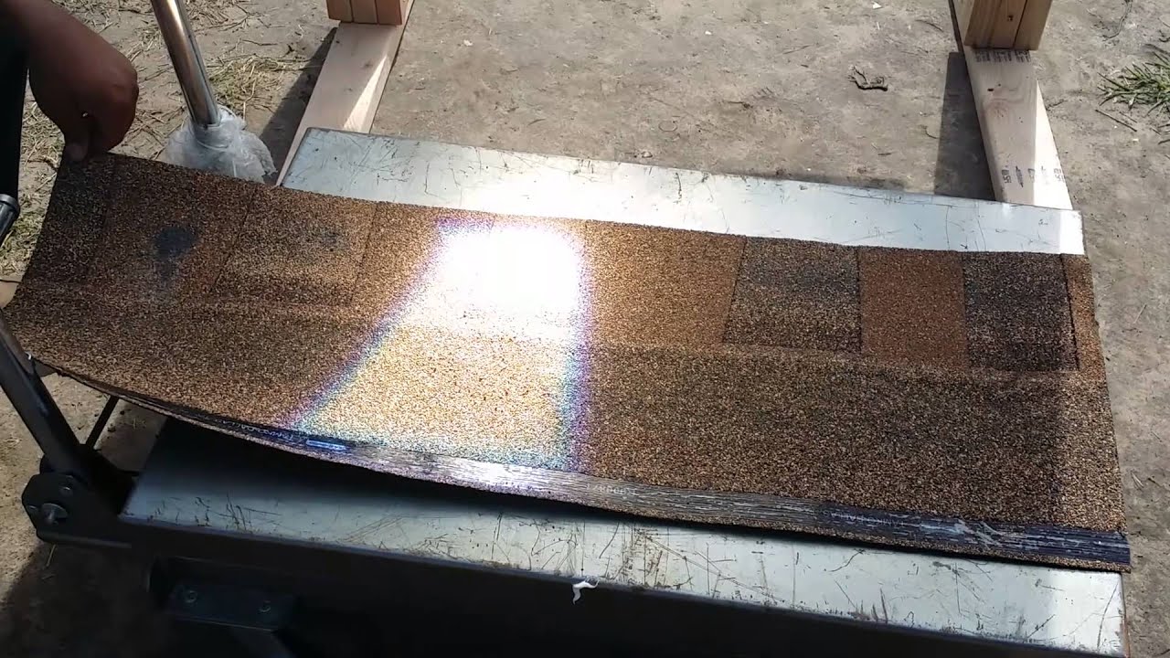 Asphalt Shingle Granule Loss Fresnel Lens Experiment