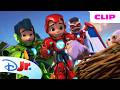 Iron Man Helps Baby Birds Fly!🐦 | Marvel's Iron Man and his Awesome Friends |@disneyjrx@MarvelHQ