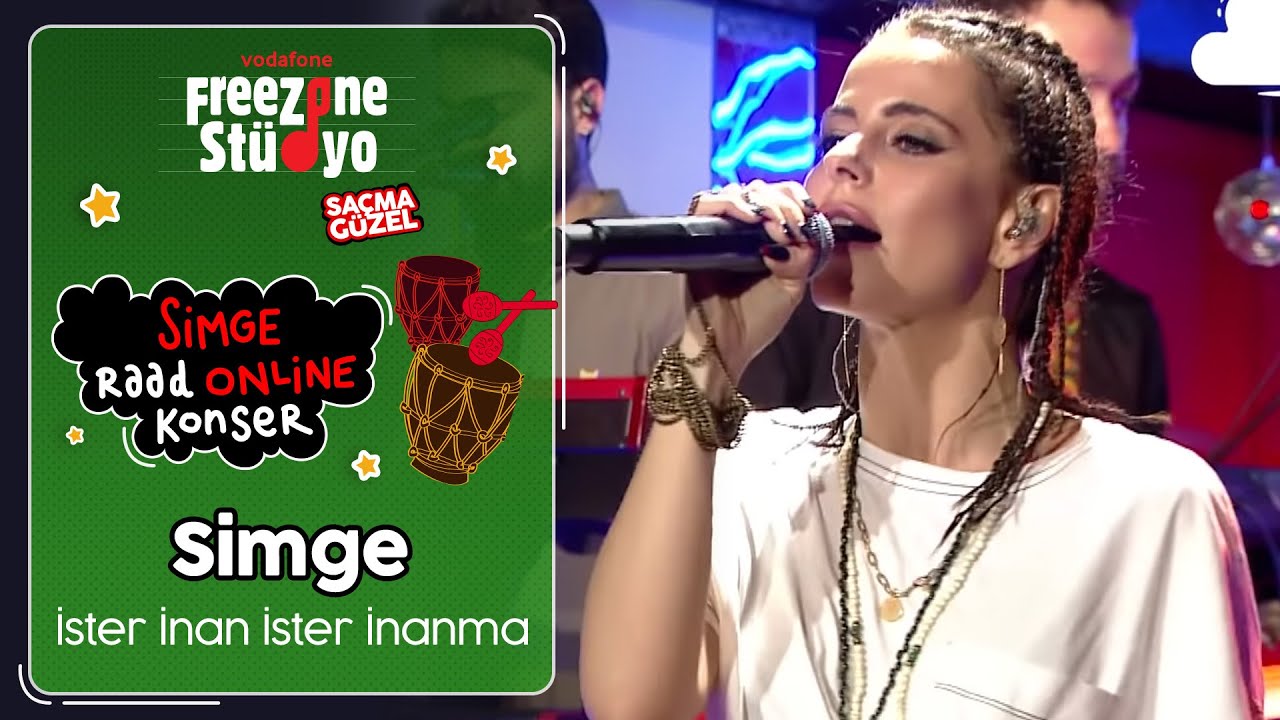 Simge - İster İnan İster İnanma | FreeZone Stüdyo’da Simge ile Raad Online Konser | #SaçmaGüzel