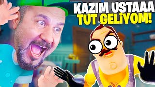 ÇATIYA ÇIKAN GİZEMLİ MERDİVEN! KAZIM USTA'NIN DEVASA EVİ!  | HELLO NEİGHBOR BÖLÜM 12