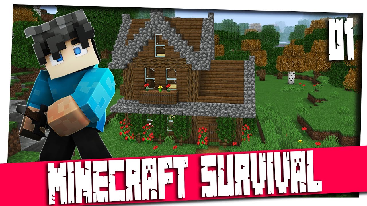 Starter Base & Shipwrecks!!!! ｜ Episode 1｜ Minecraft 1.15 Survival Let ...