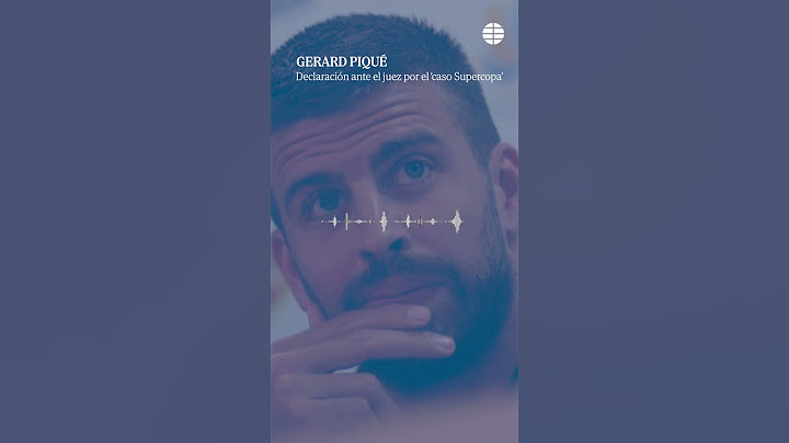 Las lágrimas de Piqué durante su declaración por las comisiones millonarias por la Supercopa