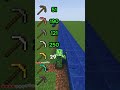 Lapiz block vs all pickaxe⛏️ #minecraftshorts #shorts