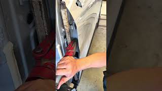 Deep Door Crease Dent Repair Polo S05 Saved Without Repaint carrepair 