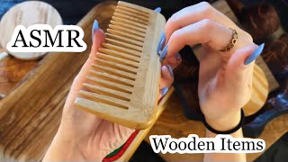 ASMR Tapping & Scratching Wood Items! No Talking🫶🏻