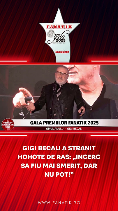 Gigi Becali burst out laughing: 'I'm trying to be more humble, but I can't!'