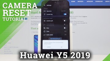 How to Reset Camera in HUAWEI Y5 (2019) - Restore Camera Settings