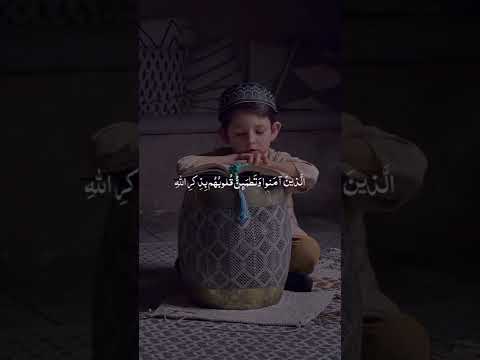 الذين آمنوا وتطمئن قلوبهم بذكر الله ألا بذكر الله تطمئن القلوب سورة الرعد القارئ سعد الغامدي