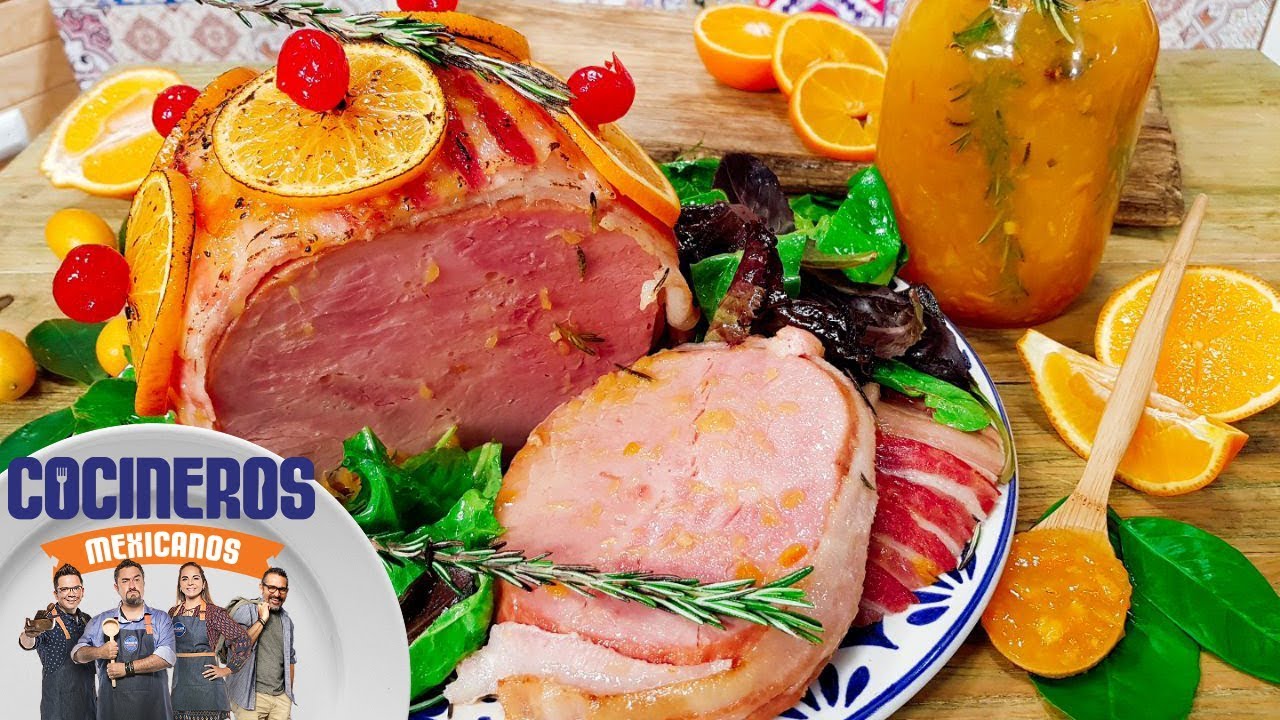 Receta: Jamón en salsa de naranja | Cocineros Mexicanos