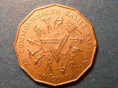 Australia 50 Cents 1982 Commonwealth Games