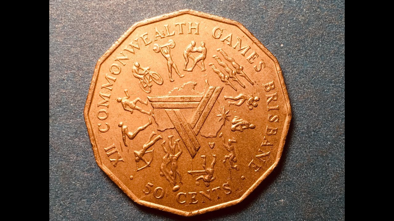Australia 50 Cents 1982 Commonwealth Games YouTube Australia 50 Cents 1982 Commonwealth Games YouTube
