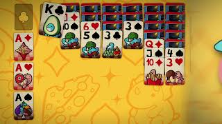 Flick Solitaire: Eat My Dino by Hugadino | Deck Gameplay
