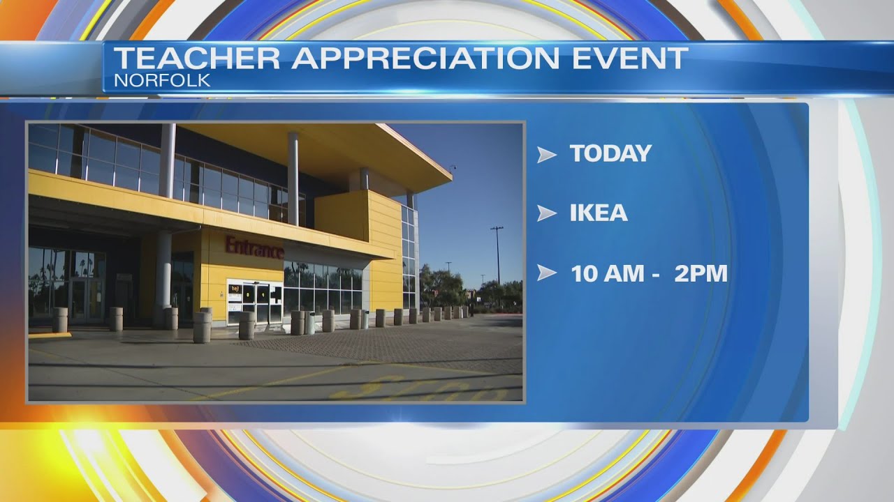 IKEA hosting teacher appreciation event in Norfolk