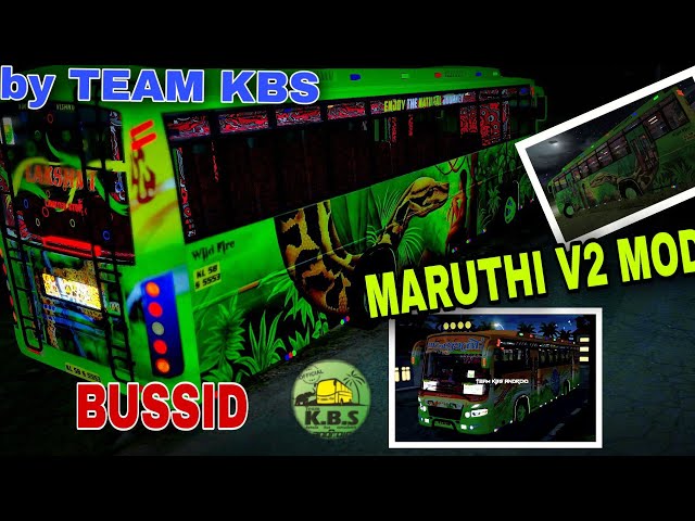 bus simulator Indonesia ||MARUTHI V2 BUS MOD||➡️ BY TEAM KBS ANDROID class=