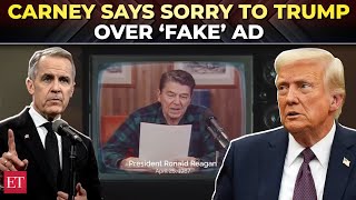 Canadian PM Mark Carney apologises to Donald Trump after anti-tariff Reagan ad backfires