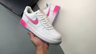 Career Overview Nike Air Force 1 Low San Francisco Chinatown White Pink FD0778 100