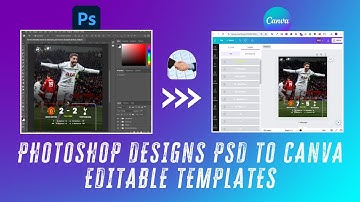 How To Convert Photoshop Designs Psd To Canva Editable Templates